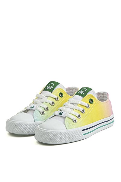 Benetton Sarı Kız Çocuk Sneaker BN-30188