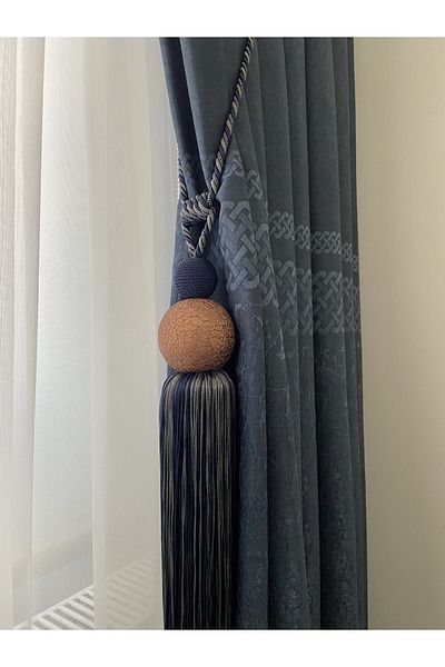 Akcan Navy Blue Mink Color Copper Venus Long Braçol