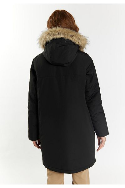 Dreimaster Klassik Winterparka mit Kunstfell ledkin