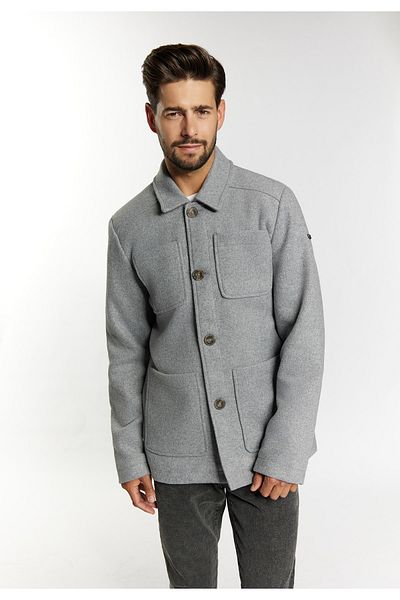 Dreimaster Vintage Übergangsjacke aus Wollgemisch incus