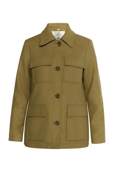 Dreimaster Vintage Übergangsjacke aus Wollgemisch altiplano