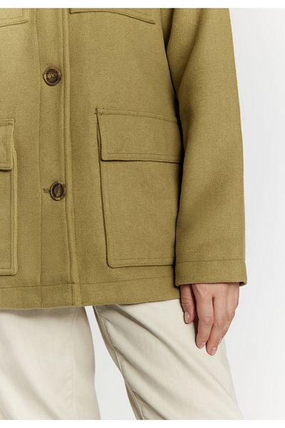 Dreimaster Vintage Übergangsjacke aus Wollgemisch altiplano