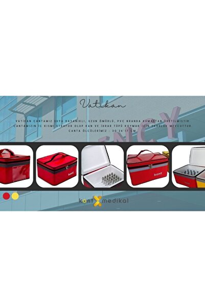 KONT MEDİKAL idrar/kan taşıma çantası (göstergesiz)