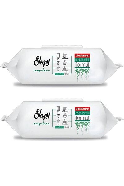 Sleepy Easy Clean Surface Cleaning Towel 100 Sheets 2 PCS