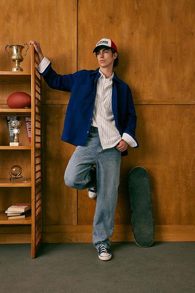 DeFacto Relaxed Cut Polo Collar Pocket Shirt Jacket - A5298Ax23Au