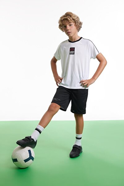 DeFacto Tricou cu mânecă scurtă imprimat cu decolteu turnat oversize pentru băiat A9183a823hs