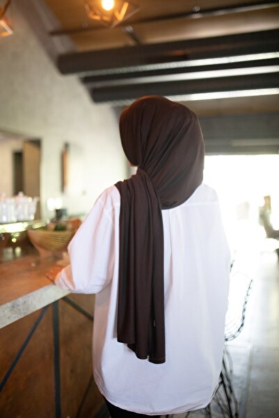 ELANS Combed Cotton Ready Practical Shawl Brown