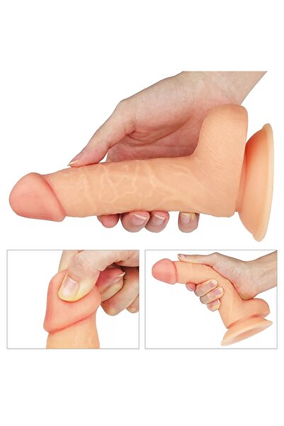 Geliştirilmiş Gerçekçi Yumuşak Doku Realistik Dildo Penis - The Ultra Soft Dude