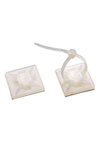 GÜVEN Gwest HW-4A 28x28 (100 Adet) Beyaz Yapışkanlı Kroşeler