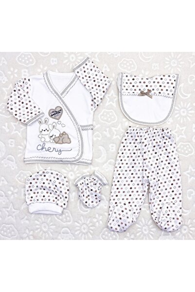 yukobaby bebeğiniz için en doğalı مجموعة بيبي كادل رابيت 5 قطع لحديثي الولادة...