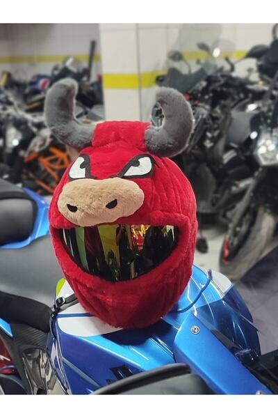 Crystal Palace kask kılıfı kask süsü kask peluş kask kılıfı motorsiklet motor...