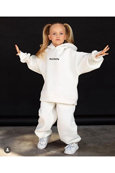 Machetta Σετ παιδικές φόρμες στάμπας με 3 κλωστές Fleece