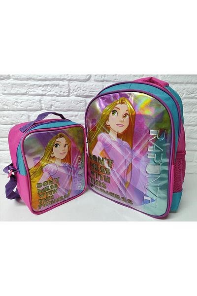 MUCCO حقيبة ظهر للمدرسة الابتدائية من Nutrition Girl Princess Rapunzel (إنتاج محلي)