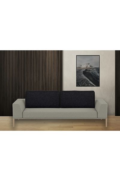 AYPETEKS Cutie de in negru arenaceous model scaun spatar husa de perna set de gradina husa de perna de marime mare