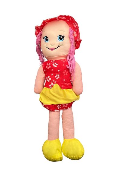 JOYFUL CHİLD Doll 55 cm in Red Dress
