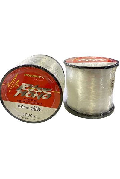 POWEREX Puls 1000m. 0,45mm. 13kg. Monofilament de carbon Linie de pescuit
