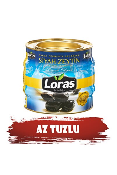 loras zeytin Loras Gemlik Siyah Teneke Mega 1.400 gr (261 - 290)