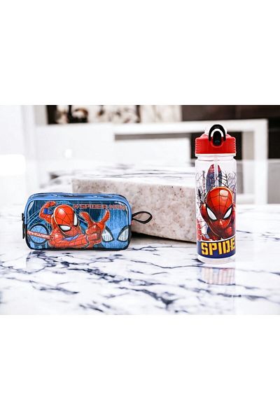 Frocx Τσάντα μολυβιού Spiderman Salto Tech και μπουκάλι νερού