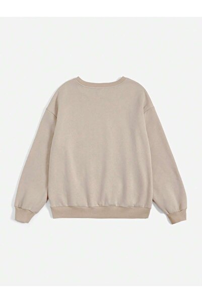 Adrift KOD ADR-SHEN Coolane - Слоган і фігура Графічний малюнок Світшот з опущеними плечима