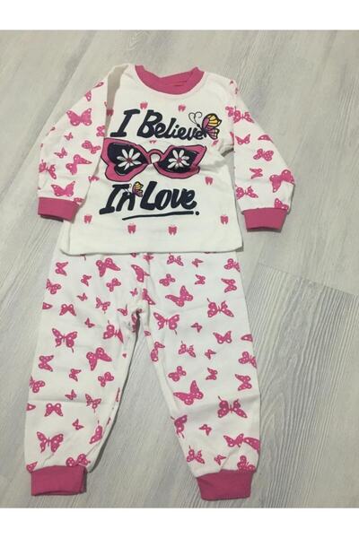 Süper Mini Baby سوبر ميني 53-50-23 طقم بيجامة بناتي مكون من قطعتين بتصميم فرا...