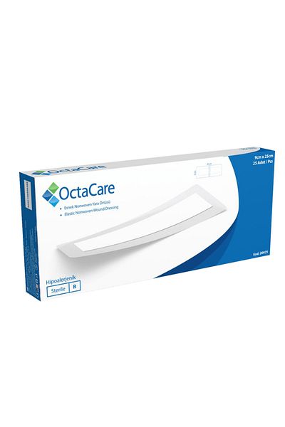 Octacare غطاء جرح مرن 9 سم × 25 سم (25 قطعة)