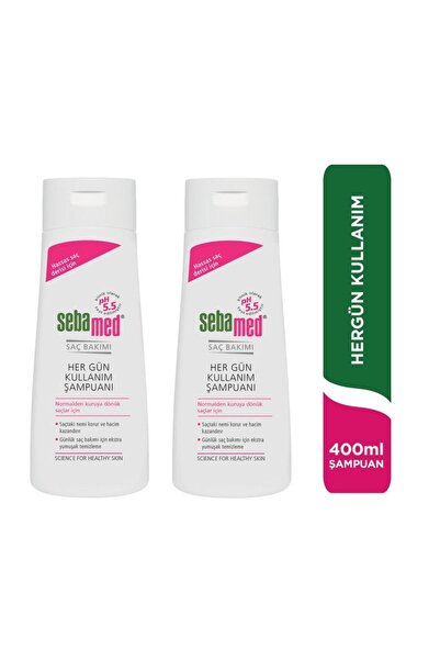 Sebamed Everyday Her Gün Kullanım Şampuan 400 Ml 2 adet