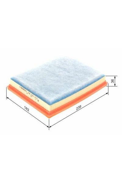 Bosch Citroen C3 AirCross 1.5 BlueHDI Air Filter 2019-2023 Bosch
