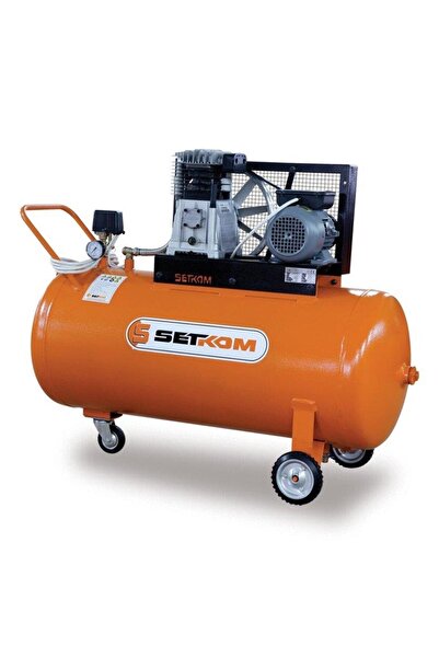 Setkom Pistonlu Kompresör 3 Hp 380V 200Lt 8 Bar - SET 30/200-3