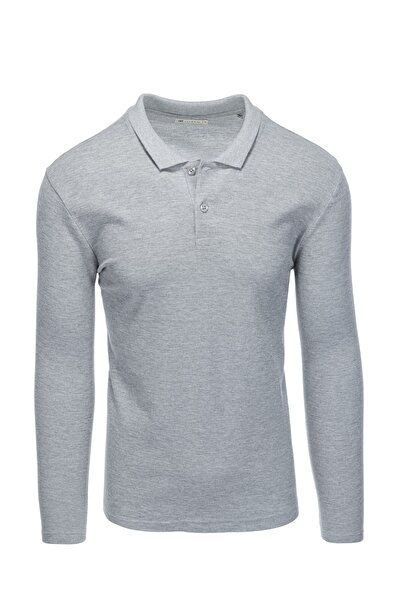 OMBRE Einfarbiges Herren-Longsleeve L132 - weiß