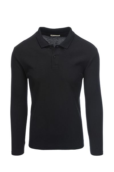 OMBRE Einfarbiges Herren-Longsleeve L132 - weiß
