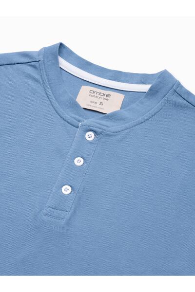 OMBRE Schlichtes Poloshirt S1381