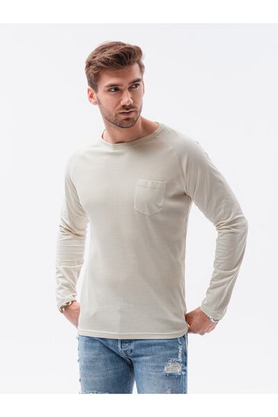 OMBRE Schlichtes Langarmshirt L137