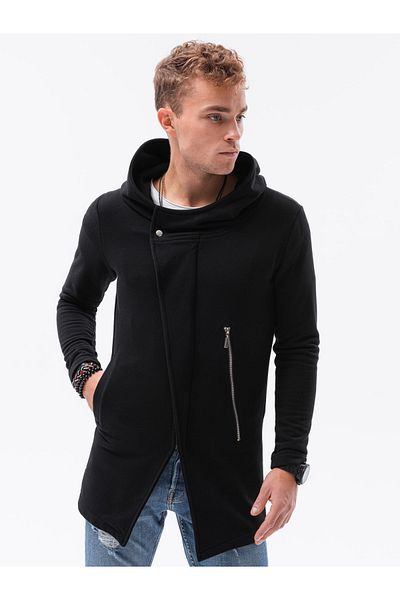 OMBRE Hoodie mit Reißverschluss Haga B668 - marineblau