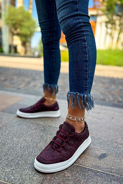 Womens maroon sneakers sale