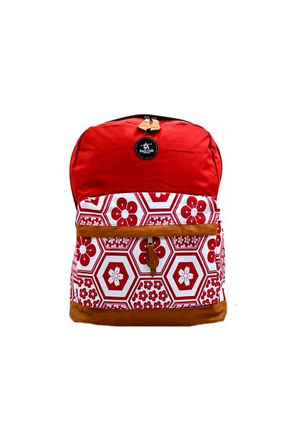 Sentor SN-2020 School Backpack with Laptop Compartment 2 Compartments Red