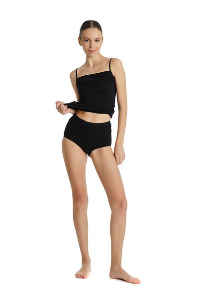 Blackspade Chiloți bikini negri pentru femei 1314 Essential Ult