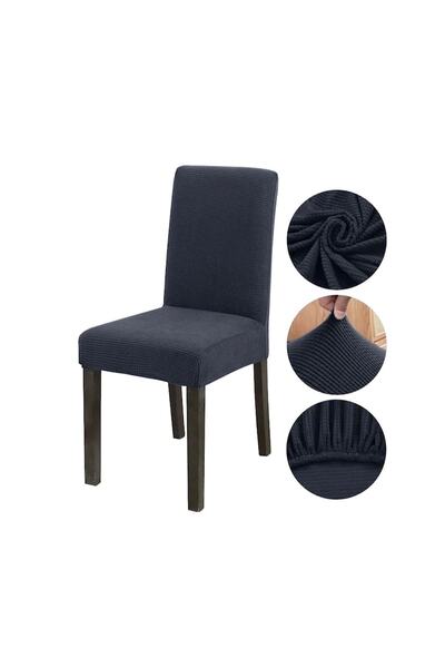 GüzelEvim Tekstil غطاء كرسي ليكرا - نمط باتيكير ومطاط (قطعة واحدة)