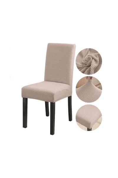 GüzelEvim Tekstil غطاء كرسي ليكرا - نمط باتيكير ومطاط (قطعة واحدة)