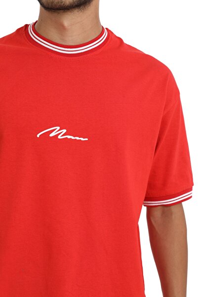 C&C OKULCUNUZ Unisex New Season Oversize Molded Collar Detailed Summer T-shirt