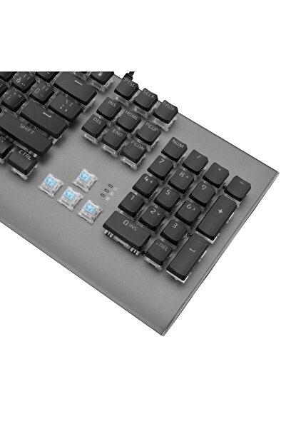 Rampage Backlight Kristal Blue Switch Mekanik Klavye Gaming Klavye Oyuncu Klavyesi