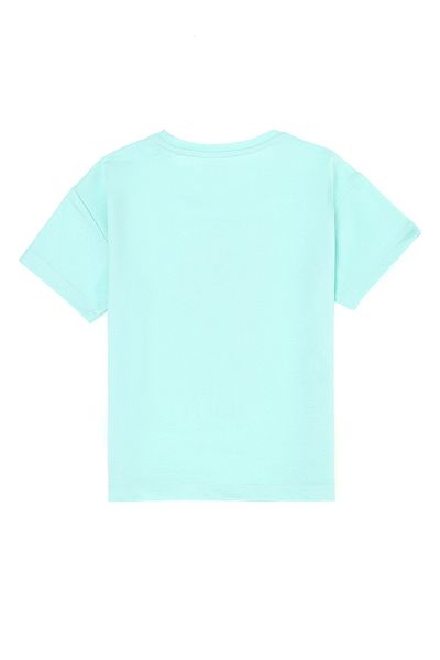 U.S. Polo Assn. Tricou pentru fetiță cu imprimeu verde - Paco