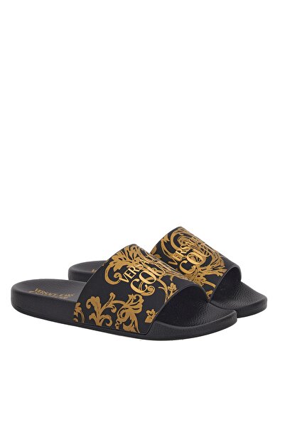 VERSACE JEANS COUTURE Siyah Kadın Terlik 74VA3SQ3ZS365G89