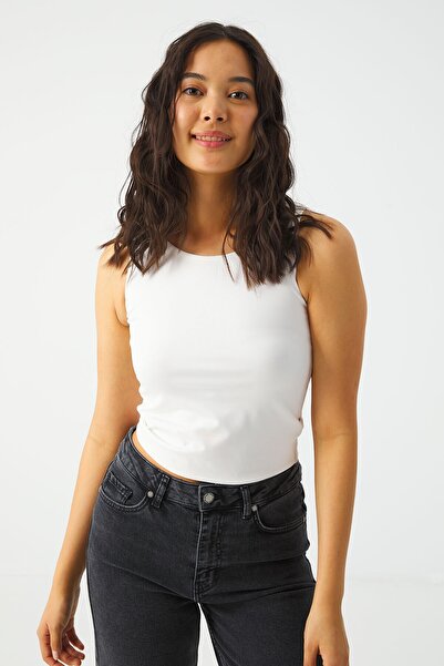 urban focus O Neck Crop Tank Top