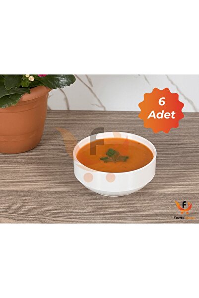 SUMAKS Polikarbon Plastik Kırılmaz 12 Cm Çorba Kasesi 6 Adet ( Dikkat: Porsel...