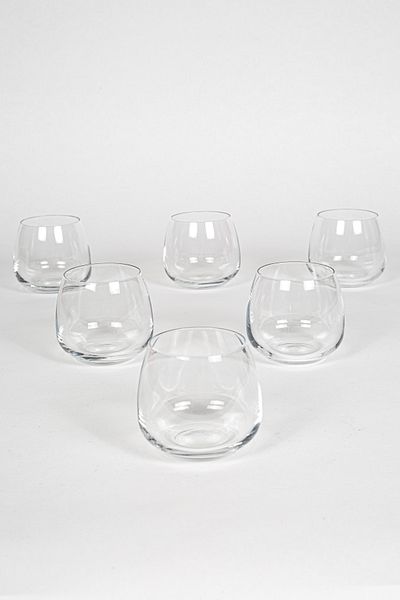 Rakle Astoria Crystal Glass 6-Piece Coffee Side Glass Set 220 Cc