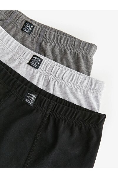 LC Waikiki LCW Kids Basic Pamuklu Erkek Çocuk Boxer 3'lü