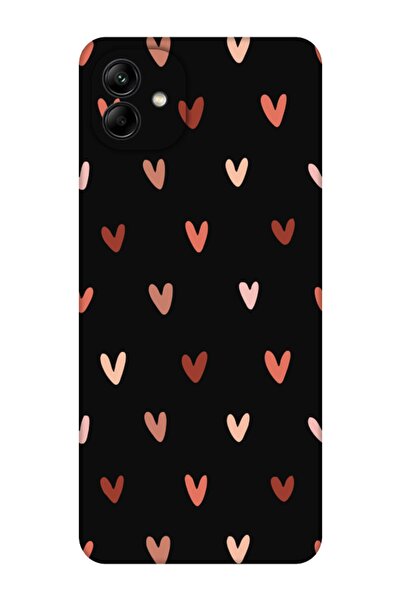 frondcase حافظة هاتف سامسونج A04 بنمط قلب باللون الأسود