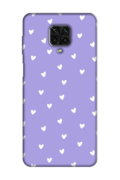 frondcase حافظة هاتف Redmi Note 9S بقلوب صغيرة أرجوانية