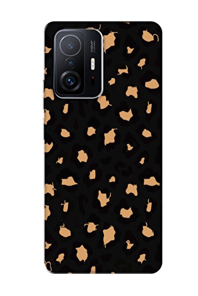 frondcase حافظة هاتف Xiaomi Mi 11T Pro بنمط الفهد باللون الأسود