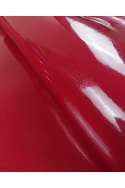 Kumaş Parça Dark Red Thick Faux Leather Width: 145 Cm